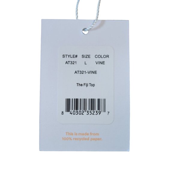 Andie Swim The Figi Top Vine Green Textured Size Large - Picture 5 of 8